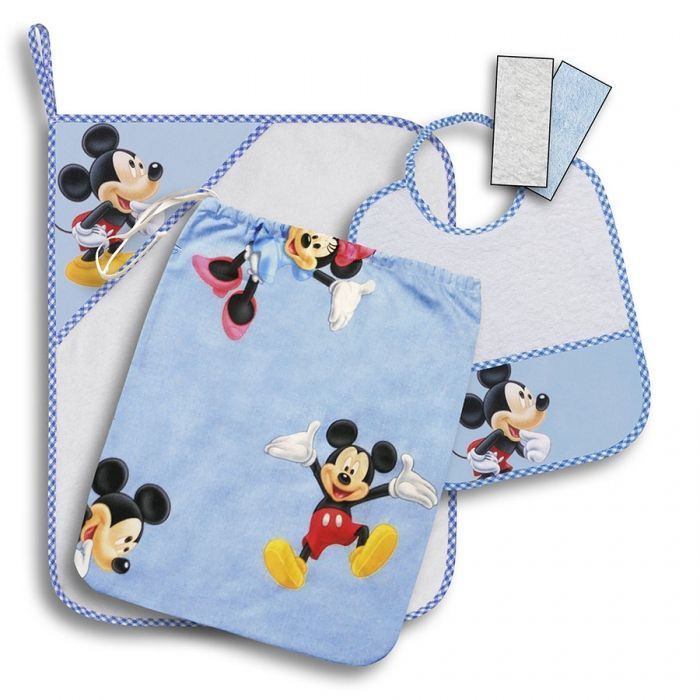 Set Asilo "Topolino e Minnie" Azzurro